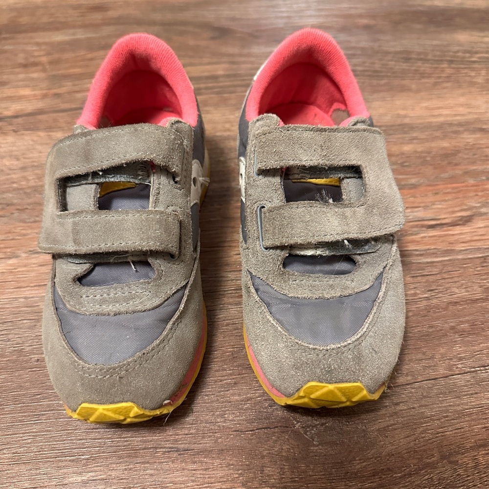 Saucony Kids Sneakers - Gray and Pink
